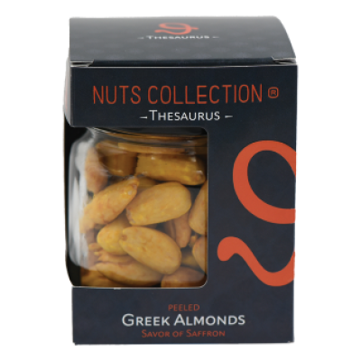 Αμύγδαλα Λευκά Αρωματισμένα με Σαφράν 100g | Thesaurus