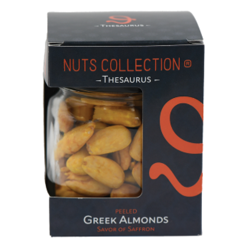 Αμύγδαλα Λευκά Αρωματισμένα με Σαφράν 100g | Thesaurus
