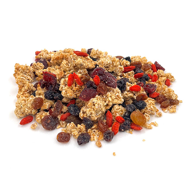 Γκρανόλα Βρώμης με σούπερ φρούτα